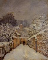 Sisley, Alfred - Snow at Louveciennes